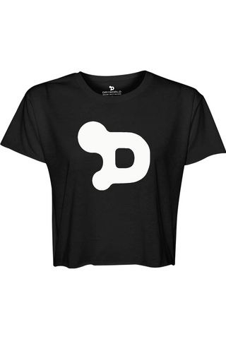 Free D - Womens Big D Crop T-Shirt