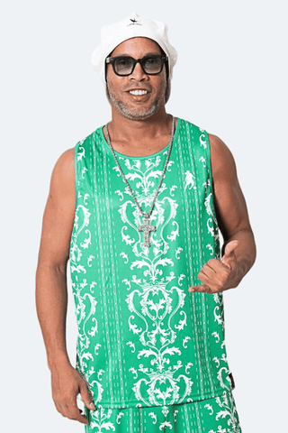 Ronaldinho Bruxo Baroque Singlet - Men's