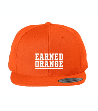 Dutch Lions "Earned Orange" Flat Brim Snapback