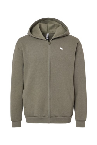 Haute D Essentials Eco Fleece Full-Zip Hoodie