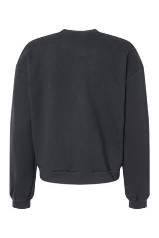 Haute D Essentials - Womens Oversized Eco Fleece Crewneck Sweatshirt