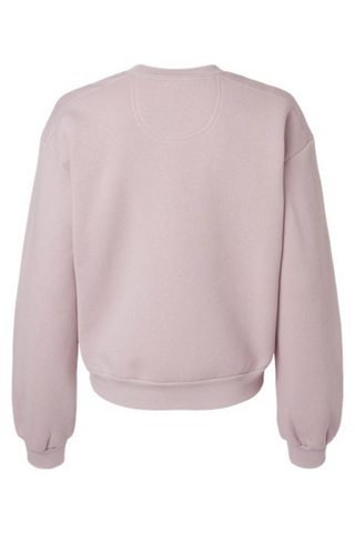 Haute D Essentials - Womens Oversized Eco Fleece Crewneck Sweatshirt