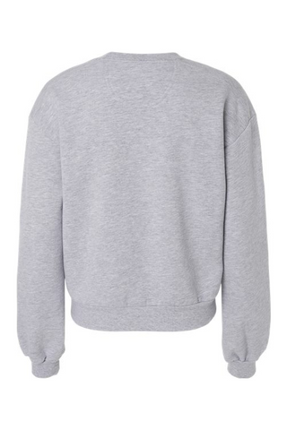 Haute D Essentials - Womens Oversized Eco Fleece Crewneck Sweatshirt