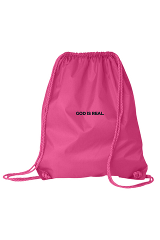 TJ53 God Is Real Cinch Gym Bag