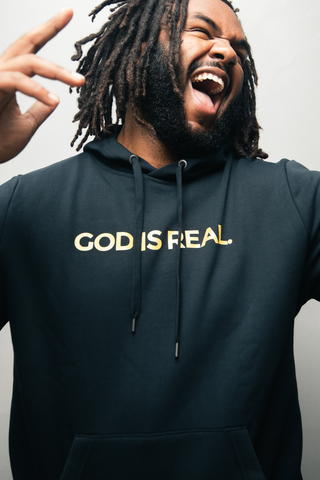 TJ53 God Is Real Hoodie - Men's