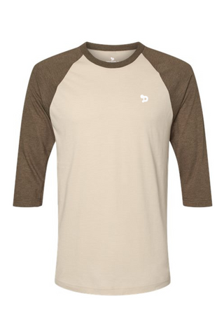 Haute D Essentials - Mens 3/4 Sleeve Eco T-Shirt