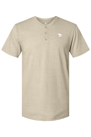 Haute D Essentials - Mens Eco Henley T-Shirt