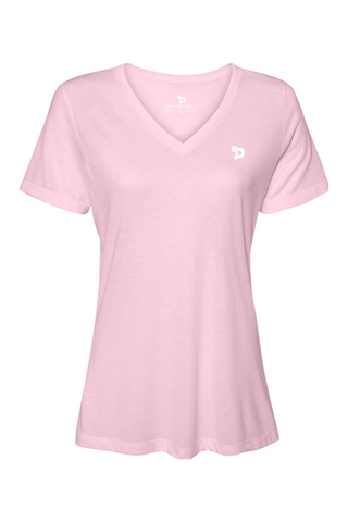 Haute D Essentials - Womens V-Neck T-Shirt