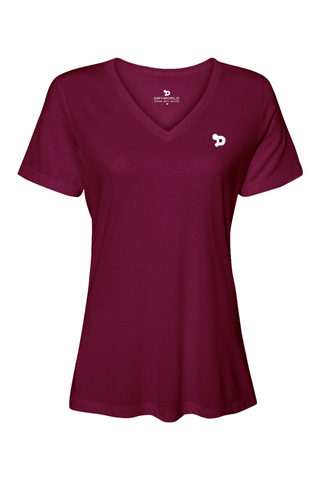 Haute D Essentials - Womens V-Neck T-Shirt