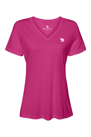 Haute D Essentials - Womens V-Neck T-Shirt