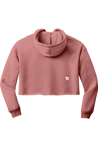 Haute D Cropped Fleece Hoodie