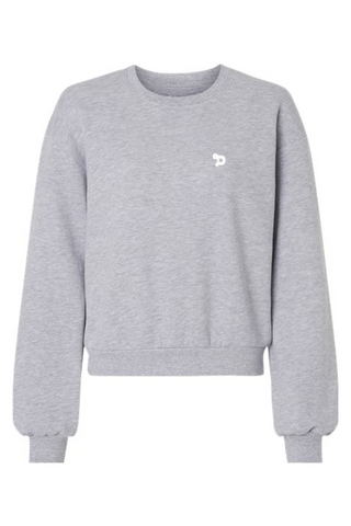 Haute D Essentials - Womens Oversized Eco Fleece Crewneck Sweatshirt