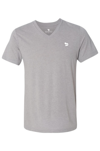 Haute D Essentials - Mens Triblend V-Neck Tee