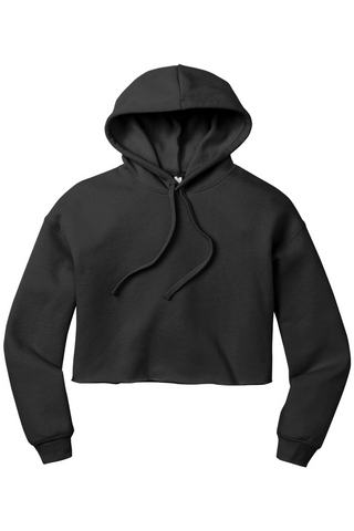 Haute D Cropped Fleece Hoodie