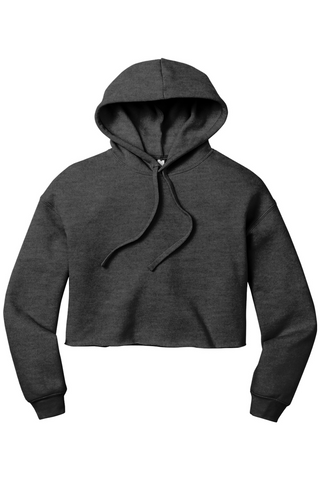 Haute D Cropped Fleece Hoodie