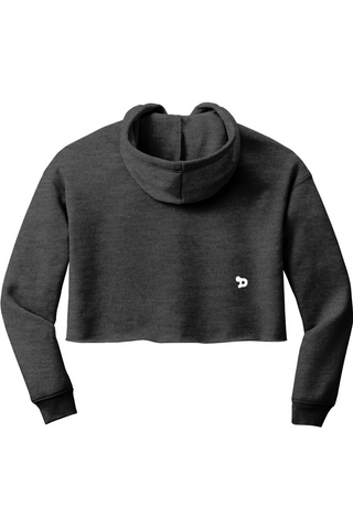 Haute D Cropped Fleece Hoodie