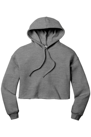 Haute D Cropped Fleece Hoodie