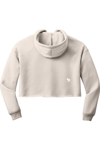 Haute D Cropped Fleece Hoodie