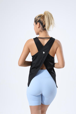 HauteD - DK Cross Back Tank Top