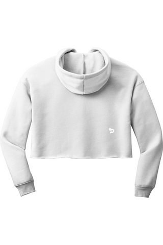 Haute D Cropped Fleece Hoodie